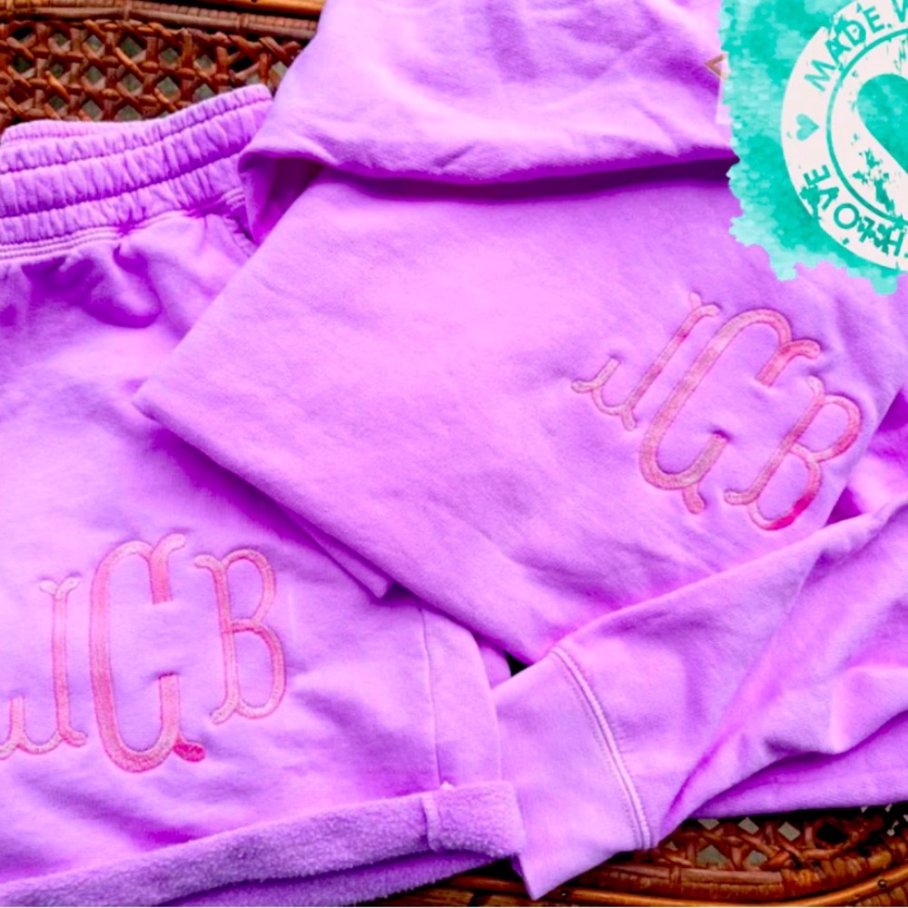 Custom Embroidered Short and T-Shirt set You Pick